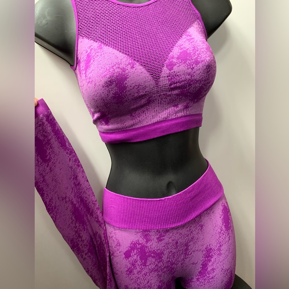 Purple workout set